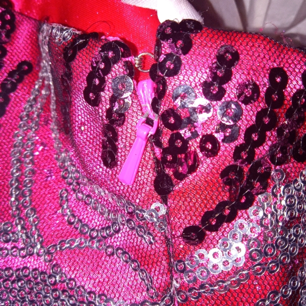 Sequined mini dress